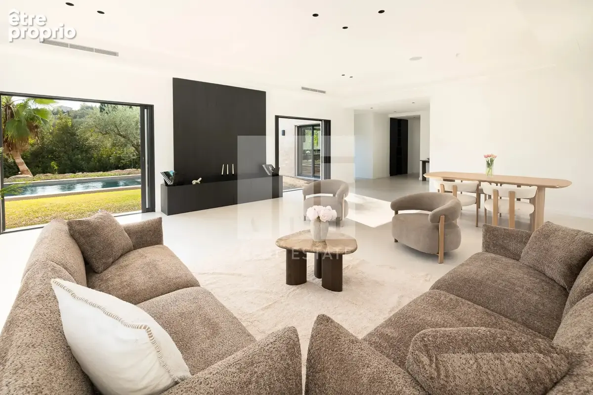 Mougins : domaine privé - au calme - villa contemporaine 4 ch - photo 2