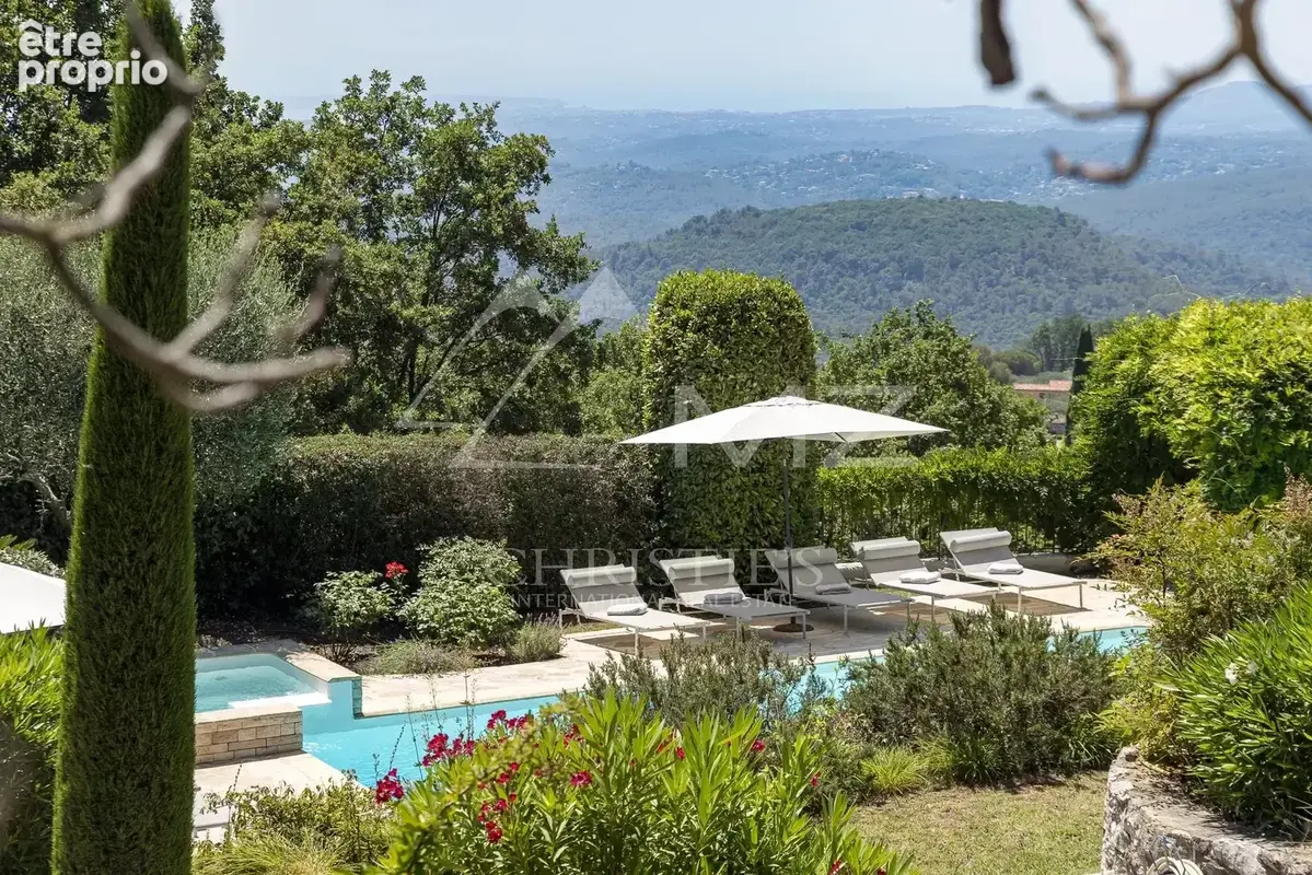 Proche Saint-Paul-de-Vence - Belle propriété provençale avec vue mer panoramique - photo 3