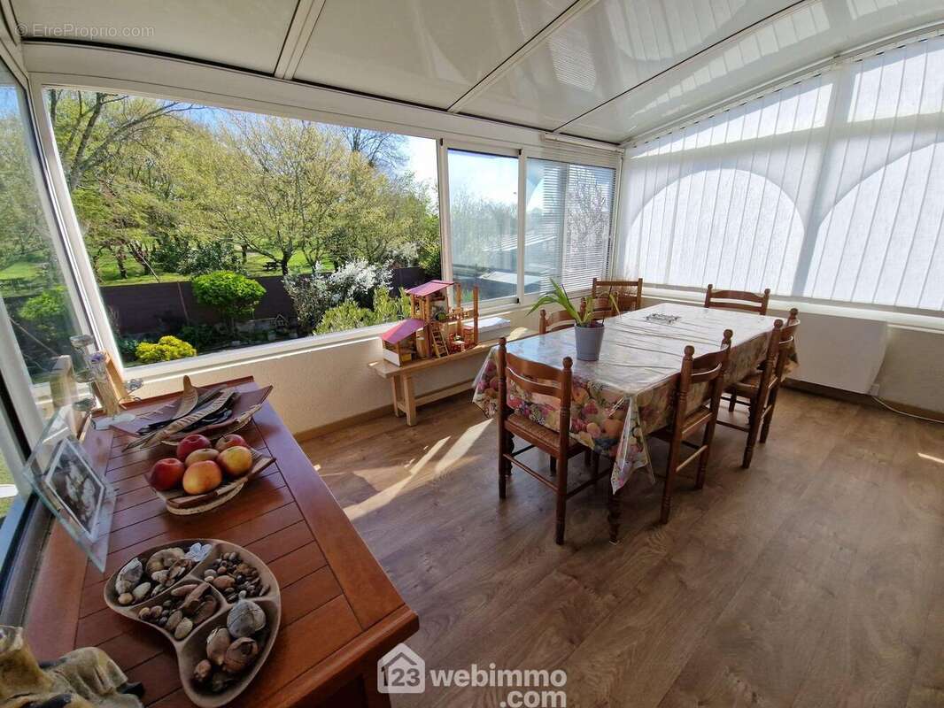 Véranda avec vue sur la verdure - Maison à LA ROCHE-SUR-YON