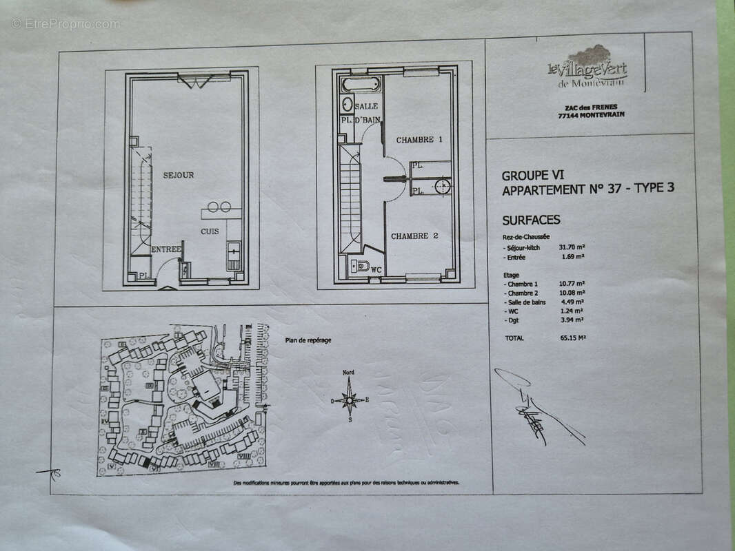 Appartement à MONTEVRAIN