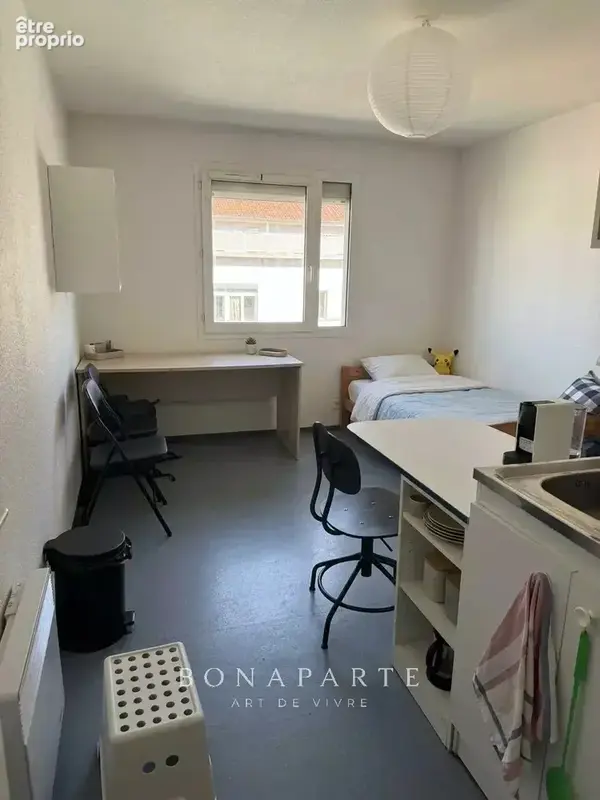 Studio - villeurbanne - la doua - 18m²- parking - photo 2