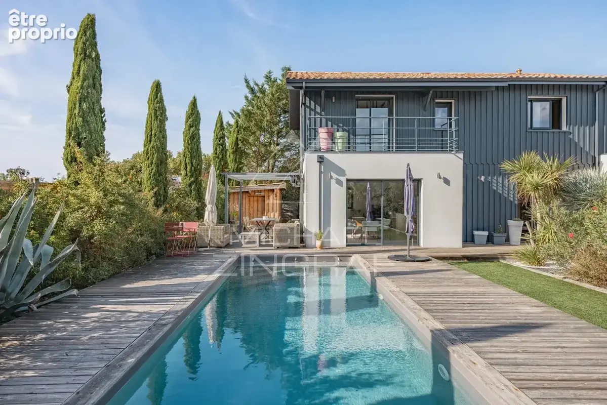 La teste de buch - villa contemporaine avec piscine 4 chambres piscine terrasse proche bassin - photo 2