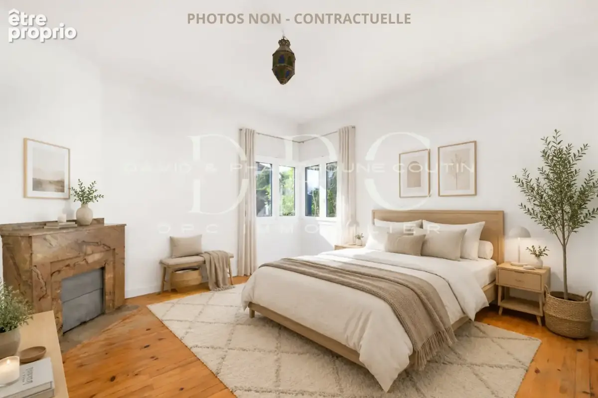 Maison de caractère, T6 de 171 m2 au calme avec jardin, terrasses et garages. - photo 3