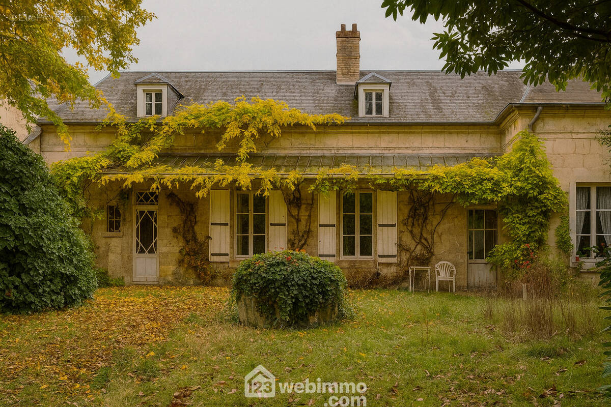 Authentique longère à rénover d&#039;une surface exploitable de 221 m² - Maison à BRAINE