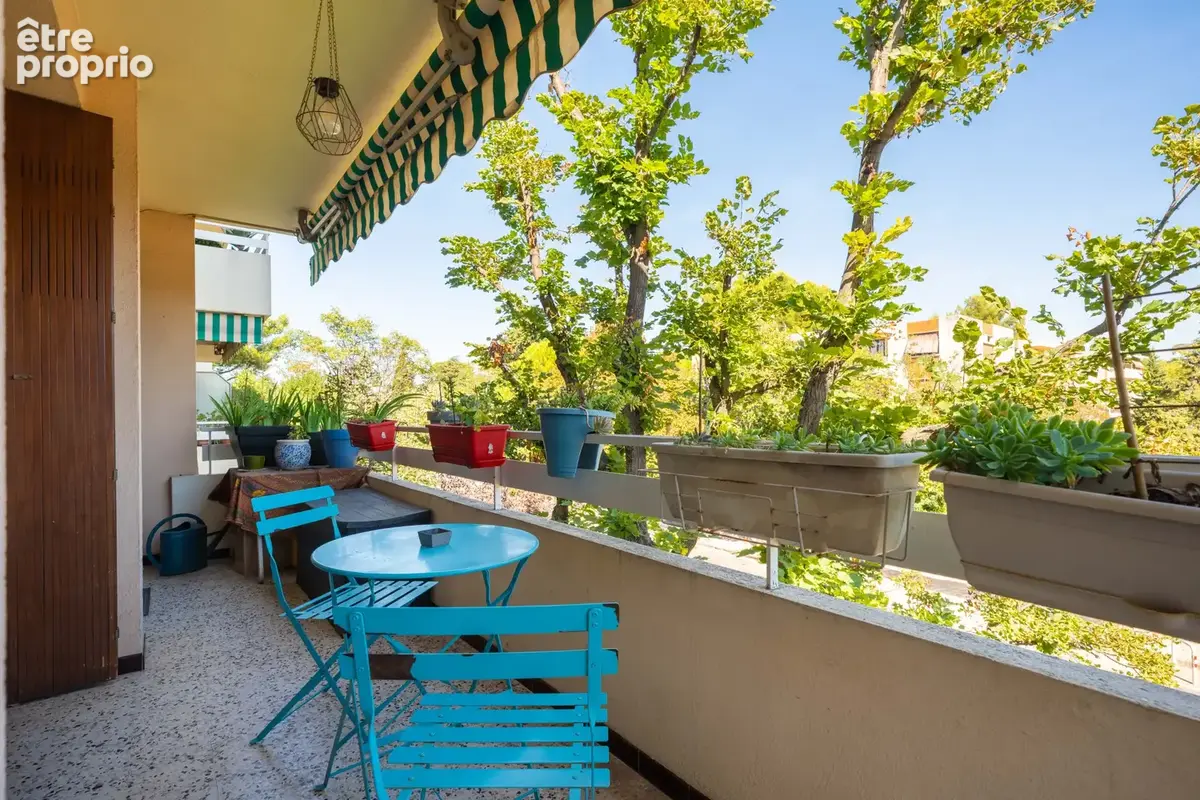 Saint-julien   appartement t3/4 76,82 m2   balcon   marseille 12ème - photo 9