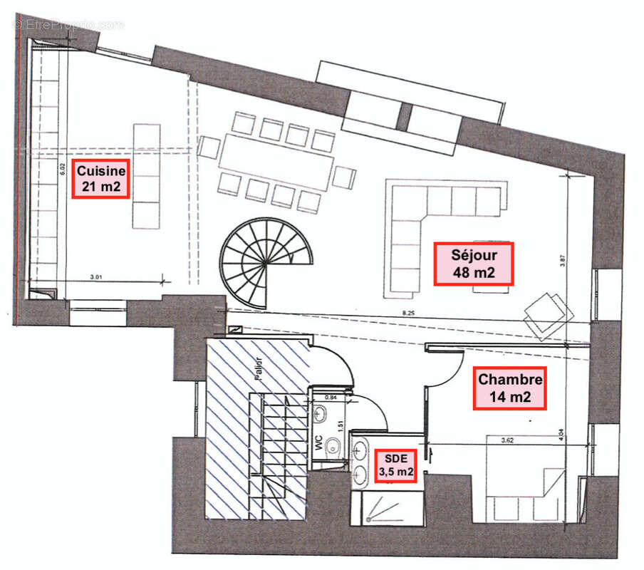MV6 RDC - Appartement à BUSSY-SAINT-GEORGES