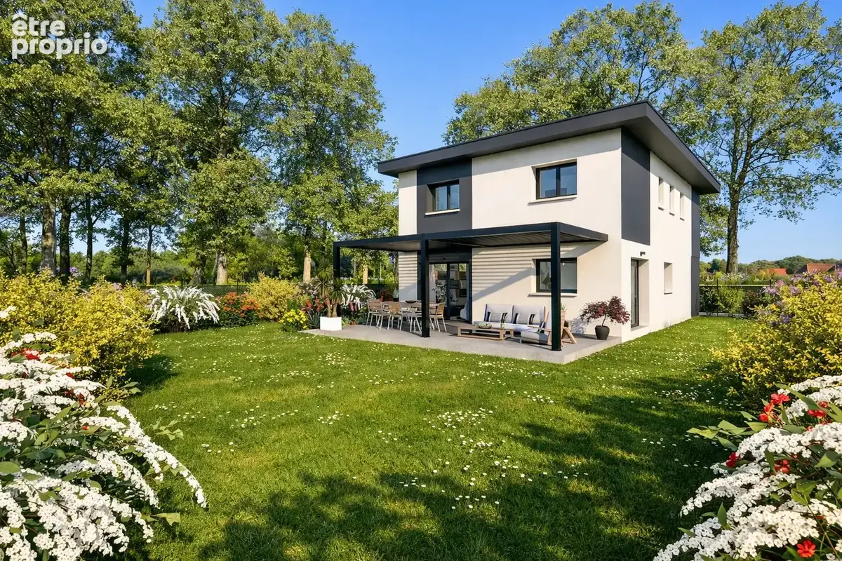 Ornex 01210, villa individuelle 141m2, 4 chambres, jardin et garage - photo 1
