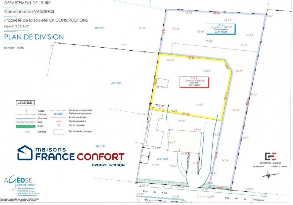 Terrain à LE VAUDREUIL