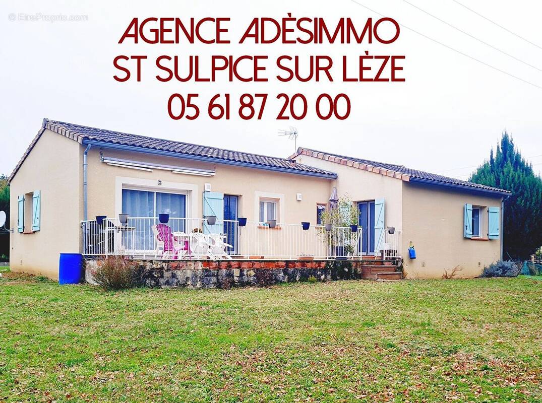 Maison à SAINT-SULPICE-SUR-LEZE