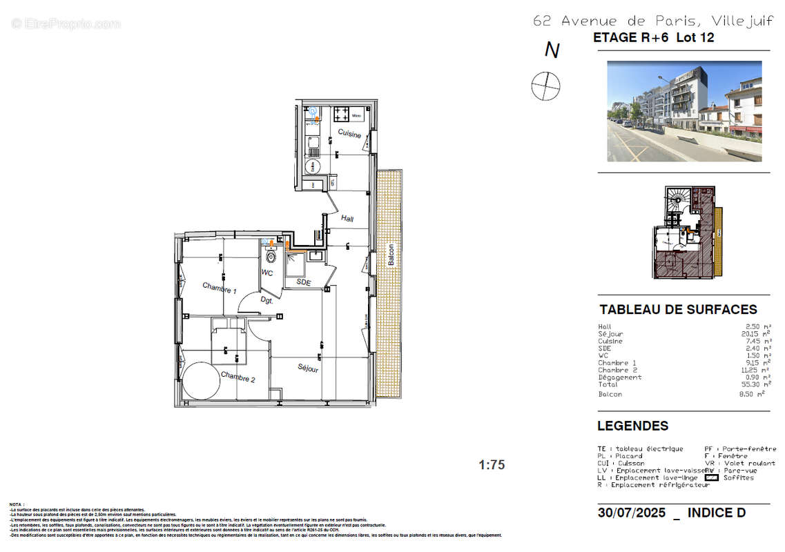 Appartement à VILLEJUIF