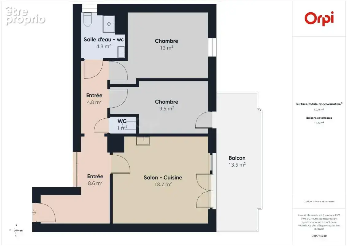 Strasbourg cronenbourg – investissement – appartement / local professionnel – 62 m² – terrasse 12 m² - photo 10
