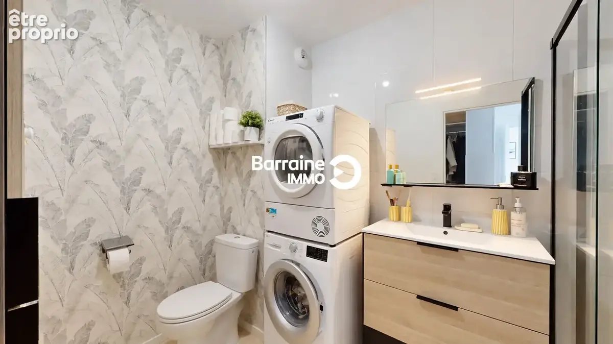 BARRAINE IMMO - A VENDRE EN EXCLUSIVITE : T3 dernier étage avec balcon et double stationnement à Guilers - Réf : PZ00393-TH - photo 11