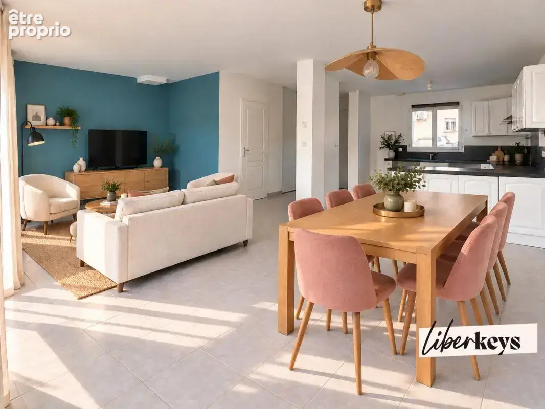 Caluire-et-Cuire – Vernay  Maison de ville 93 m² – 3 chambres – jardin - 1 box & 1 place de stationnement - photo 4