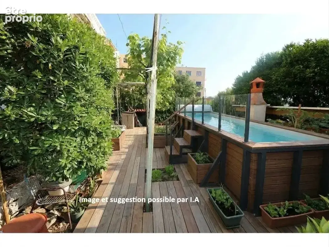 Nice-mont boron  villa 2/3 pieces jardin terrasse garage - photo 2
