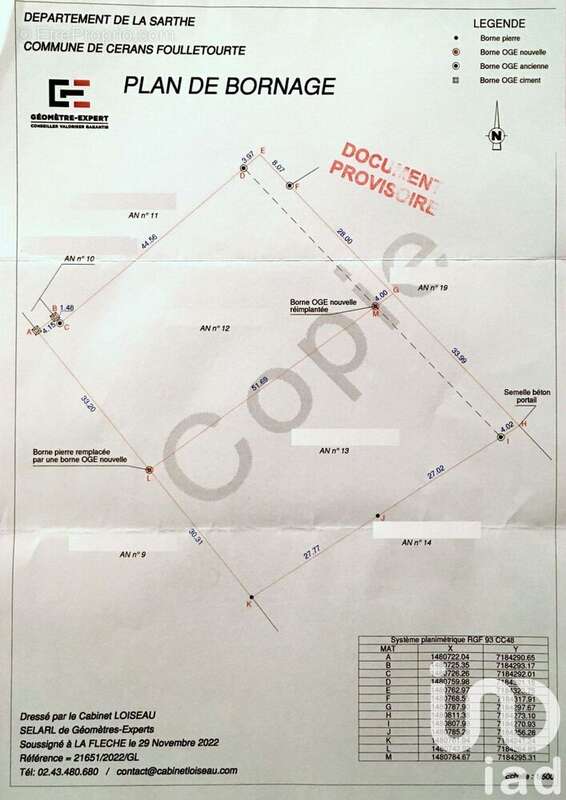 Photo 6 - Terrain à CERANS-FOULLETOURTE