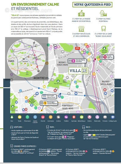 Appartement à MONTREUIL