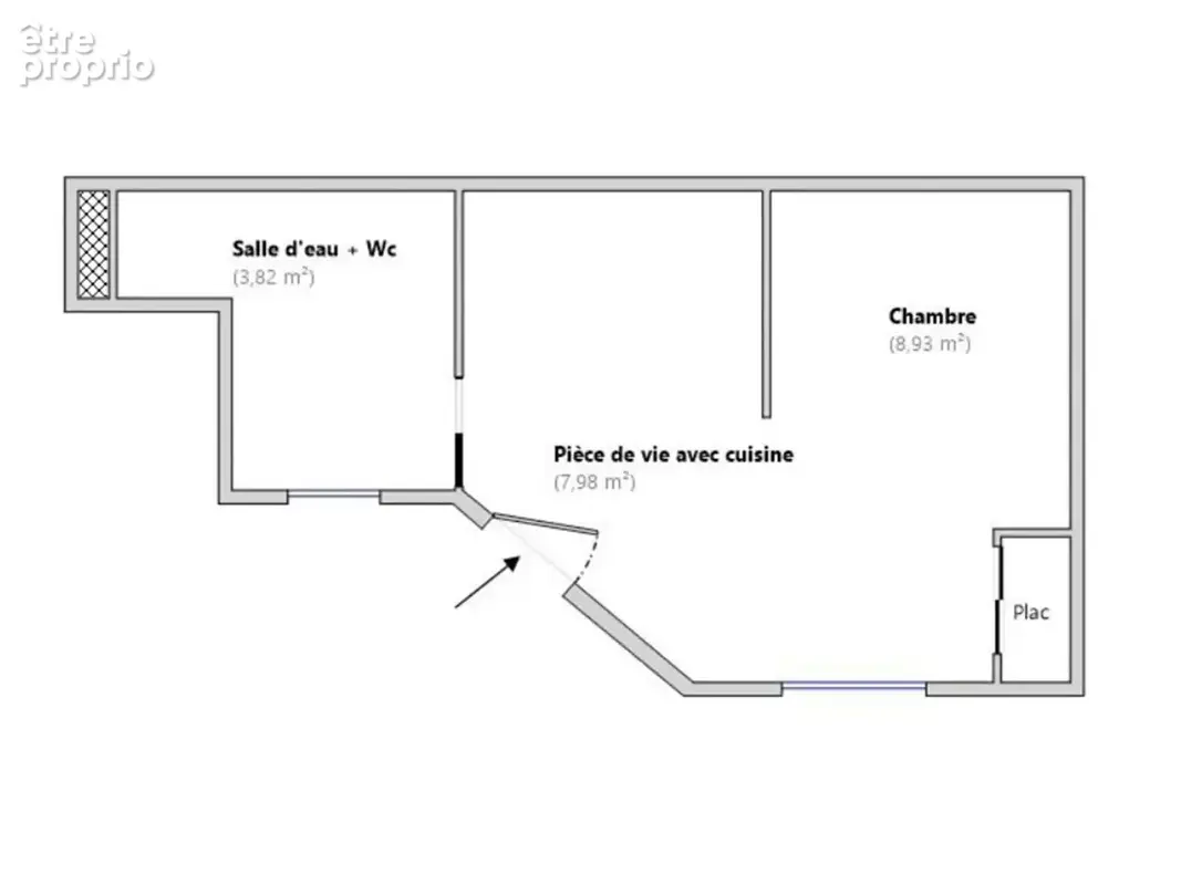 République - T1 entièrement refait à neuf à 200m du métro - photo 8