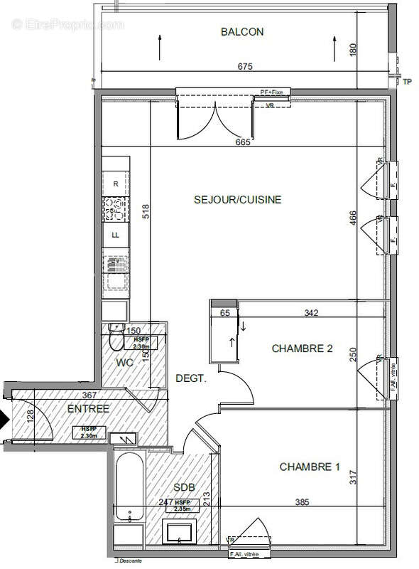 Appartement à LE MUY