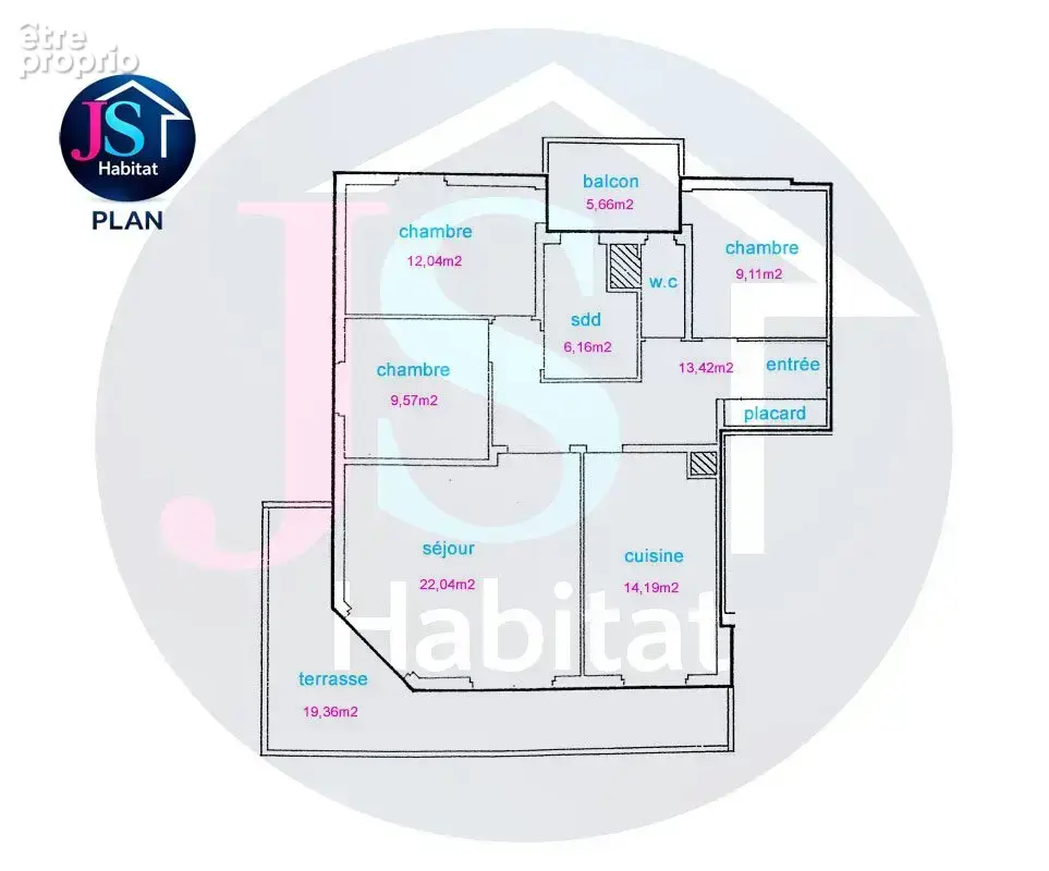 Appartement 88 m² à Souffelweyersheim  - photo 2