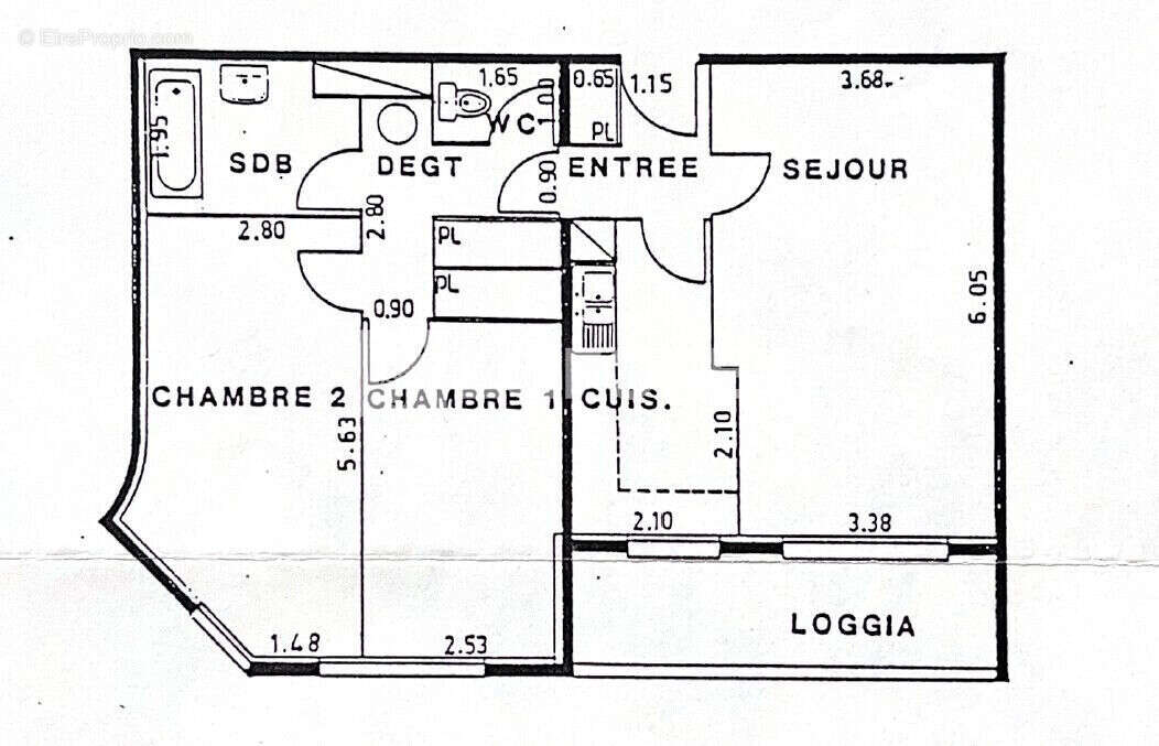 Appartement à LEVALLOIS-PERRET