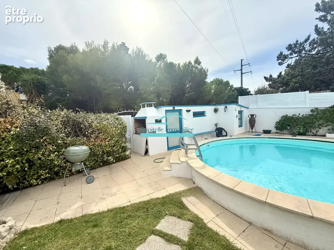 Villa de plain-pied avec piscine et pool housse à Mireval - photo 12
