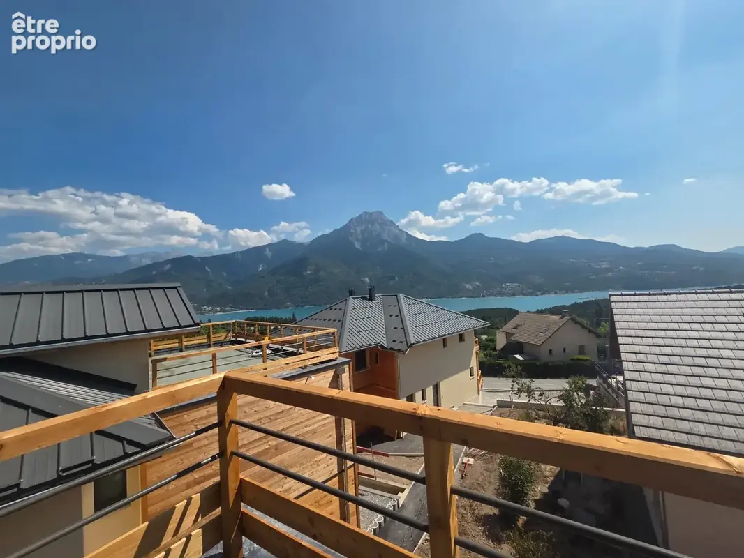 Appartement à vendre 2/3 pièces avec 2 TERRASSES Dont une de 35 M2 vue Panoramique  Lac et Montagnes sur SAVINES LE LAC (05) , D - photo 2