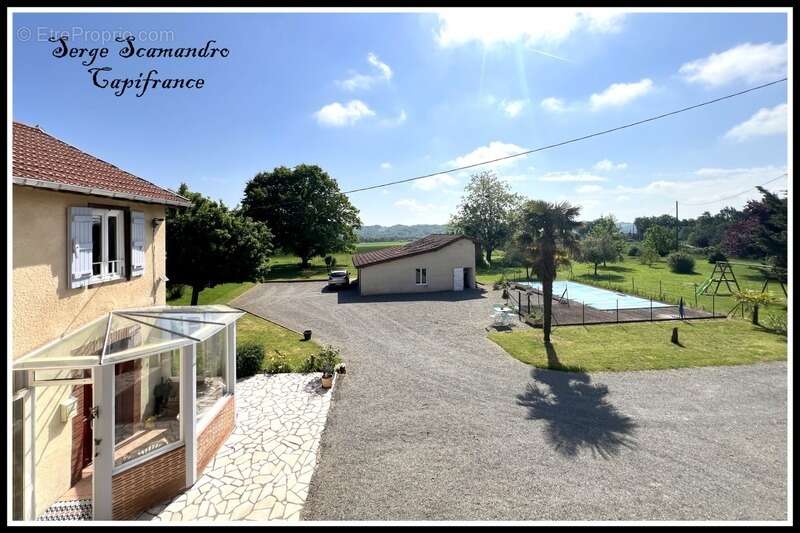 LAAS (32) Maison à vendre 8 pièces - 5 chambres - piscine terrain 6000 m² avec VUE SUR LES PYRENEES - photo 2