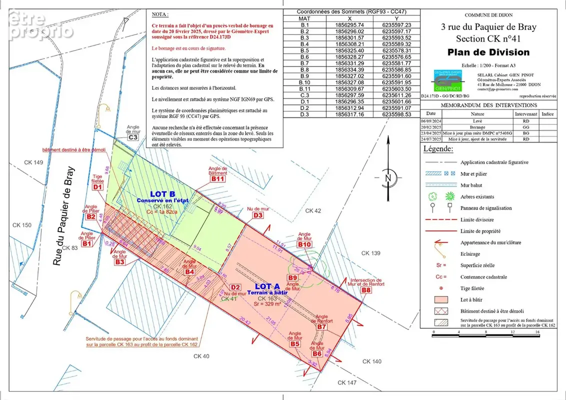 Terrain Dijon avec permis de construire accordé 329 m2 - photo 4
