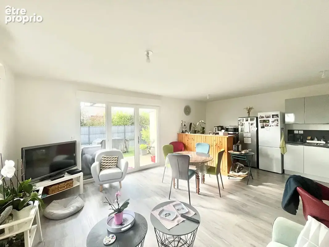 A VENDRE appartement Biéville Beuville 3 pièce(s) de 67,73 m² - vendu libre - belle orientation - jardin - terrasse - parkings - photo 4