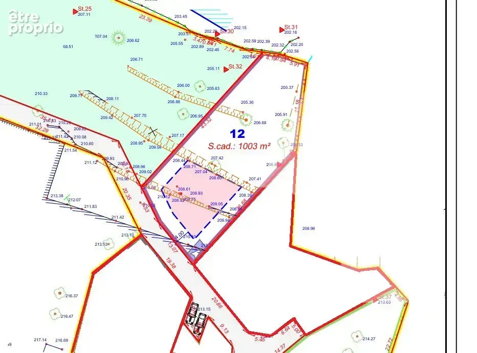 Terrain viabilisé à Draguignan col de l'ange de 980 m² LOT 12, pour une maison de 147m² - photo 4
