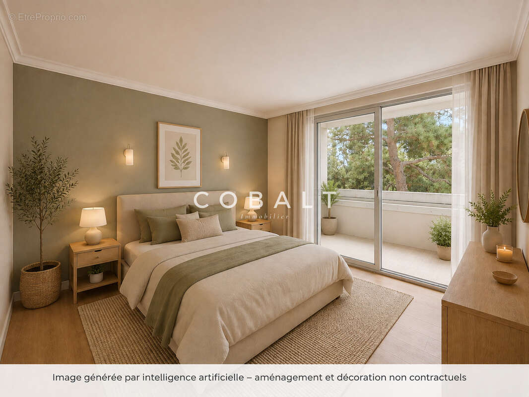 Bel appartement de 50 m2 à rafraîchir dans une résidence avec tennis - photo 8