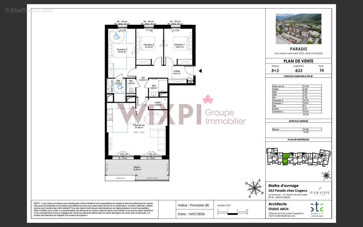 Appartement à AIME