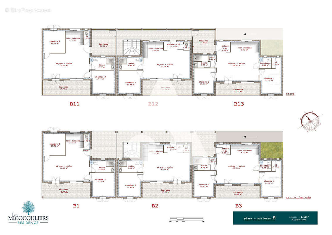 Villelaure  Appartement T3 avec jardin + 2 places de stationnement - photo 6