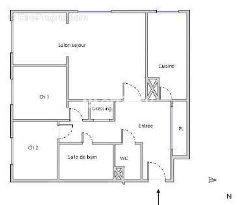 Appartement à MAGNY-LES-HAMEAUX