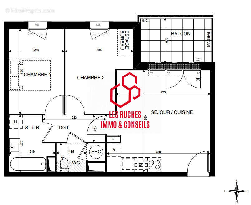Appartement à SAINT-THIBAULT-DES-VIGNES
