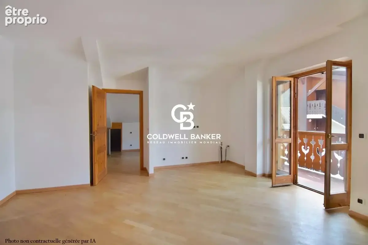 Appartement en dernier étage avec balcons - 81 m² au total (40 m² loi carrez) - Les Houches centre - photo 2