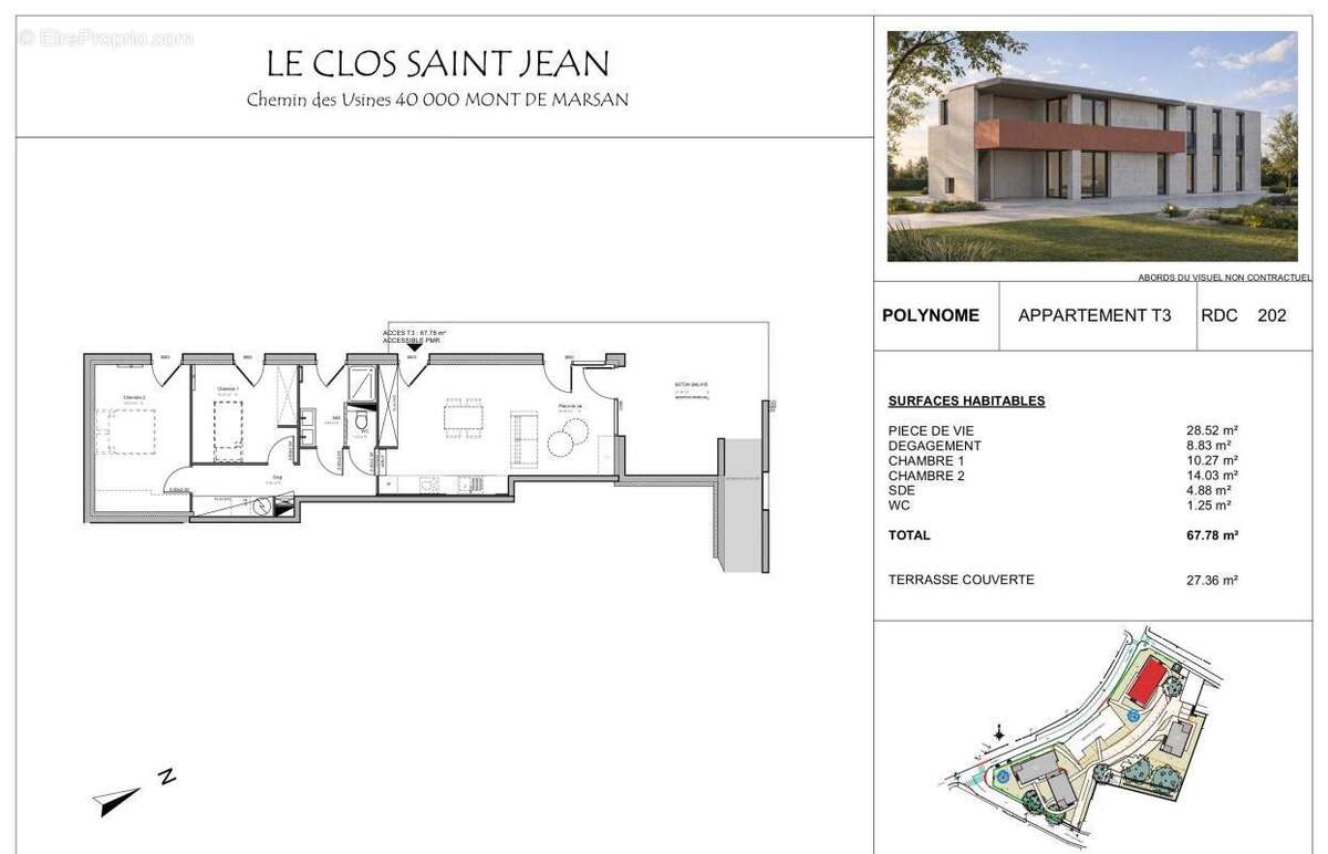 Appartement à MONT-DE-MARSAN