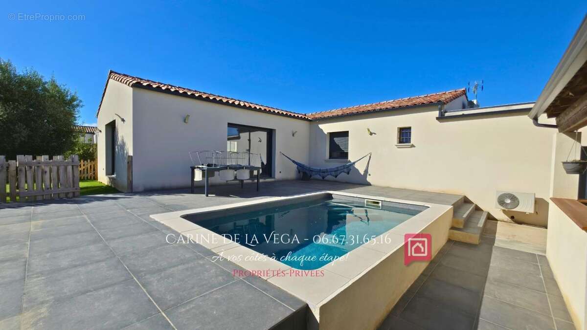 Villa contemporaine plain-pied de 127m² avec piscine à deux pas de Pézenas - photo 12