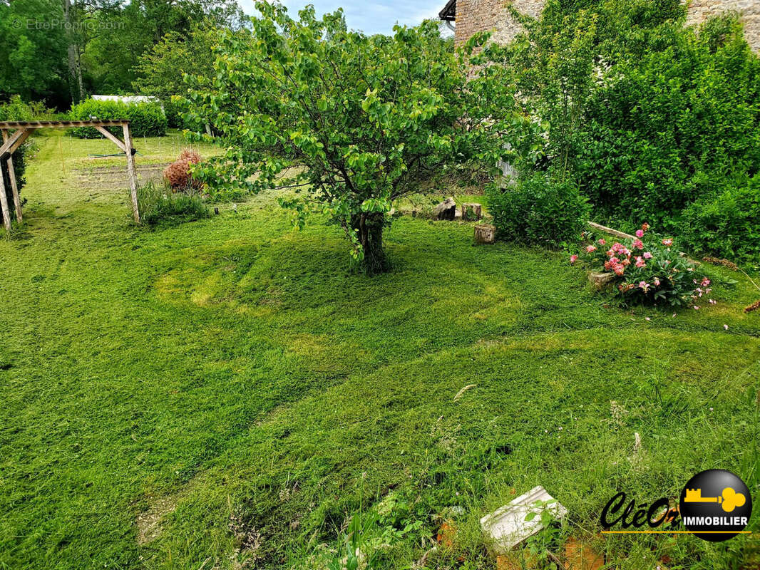 jardin arrière - Maison à BELLEVESVRE