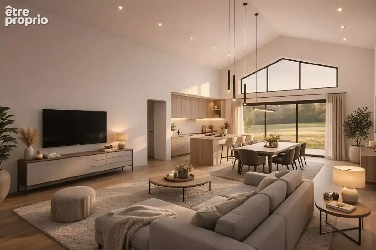 À simandres,  maison neuve avec vue imprenable - photo 2