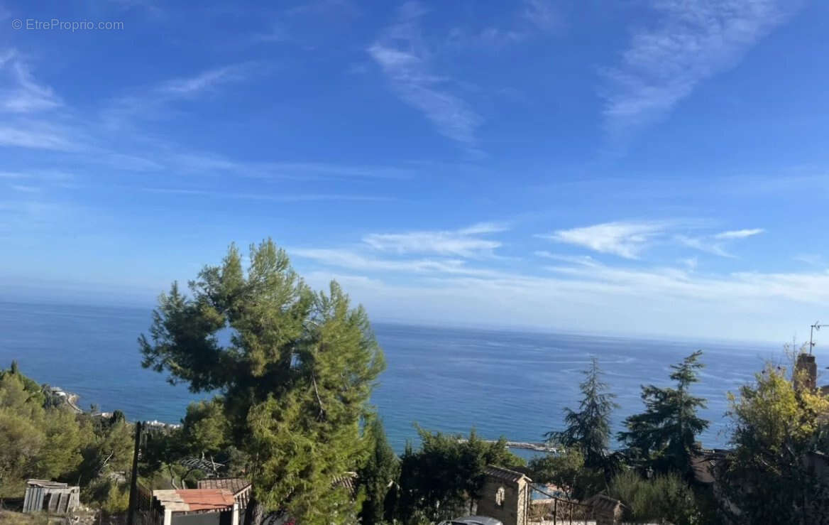 Rare- terrain constructible menton garavan-vue panoramique mer- permis construire accordé maison- - photo 2