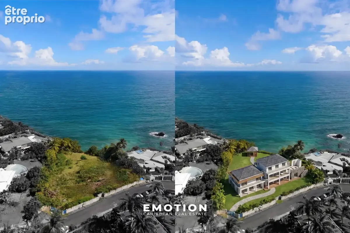 terrain sur falaise vue mer 180? - Sainte-Anne - photo 2