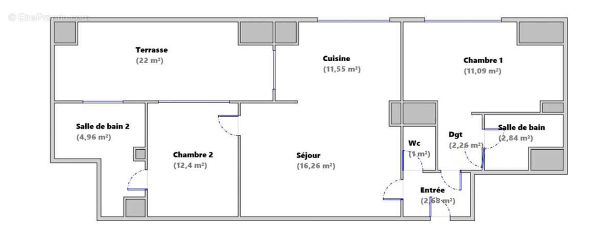 Appartement à PARIS-17E