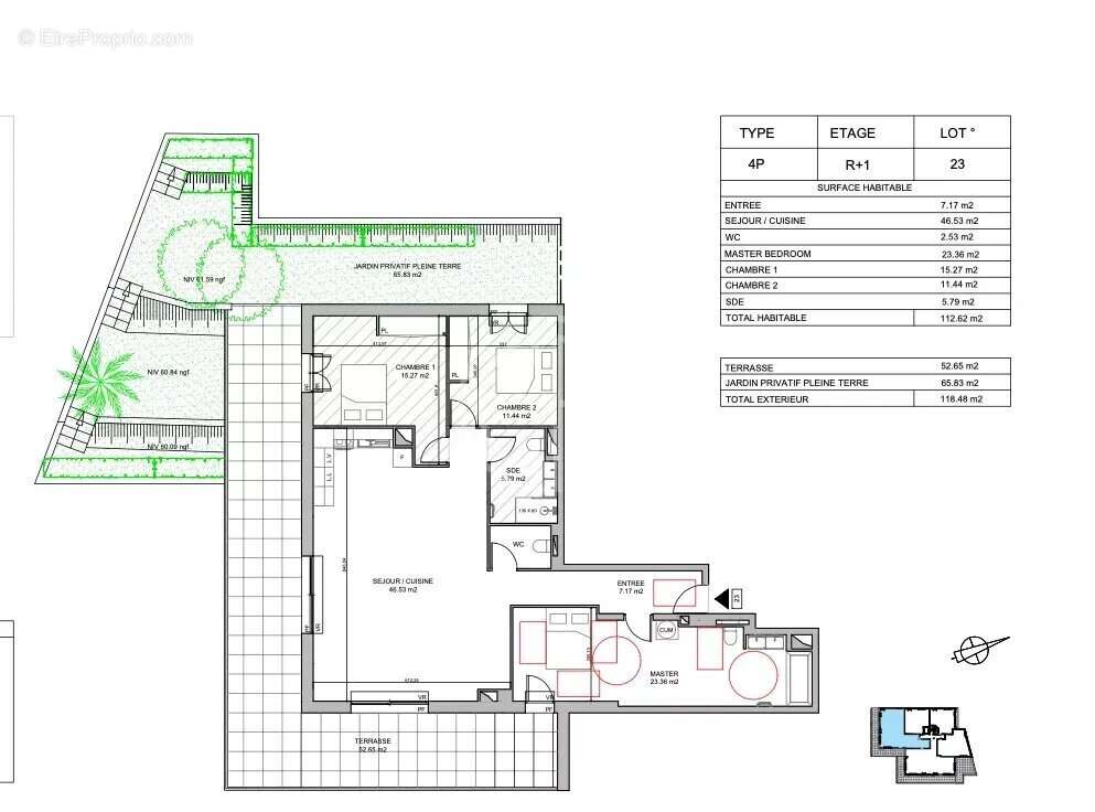 Appartement à CANNES