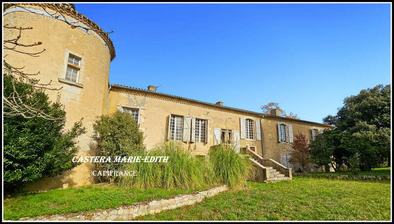 Propriété - Château Gascon Historique  - Terres agricoles, proche de AUCH (32) - photo 2