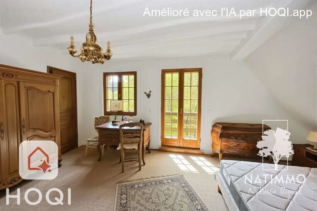 chambre maison 1er étage  - Maison à LE HOHWALD
