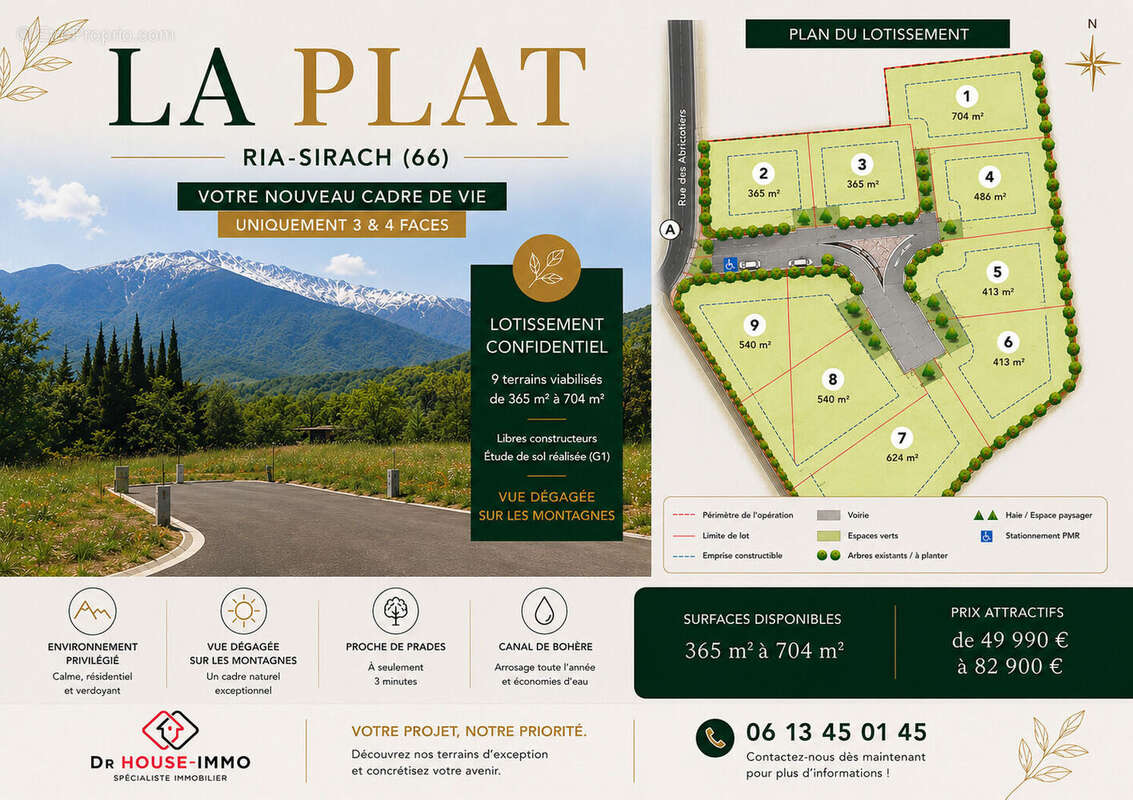 Terrain à RIA-SIRACH