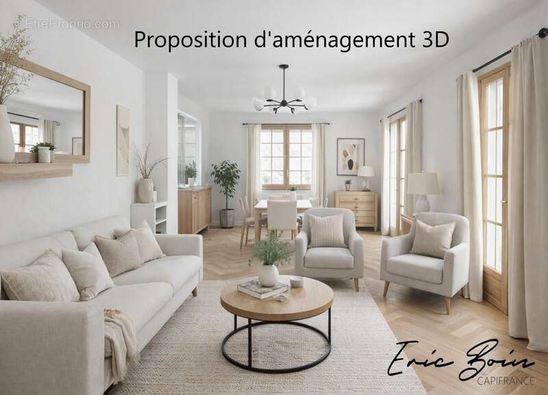 Dpt Yvelines (78), Millemont, maison 6 pièces de 130 m² - Terrain de 1 617,00 m² - photo 5