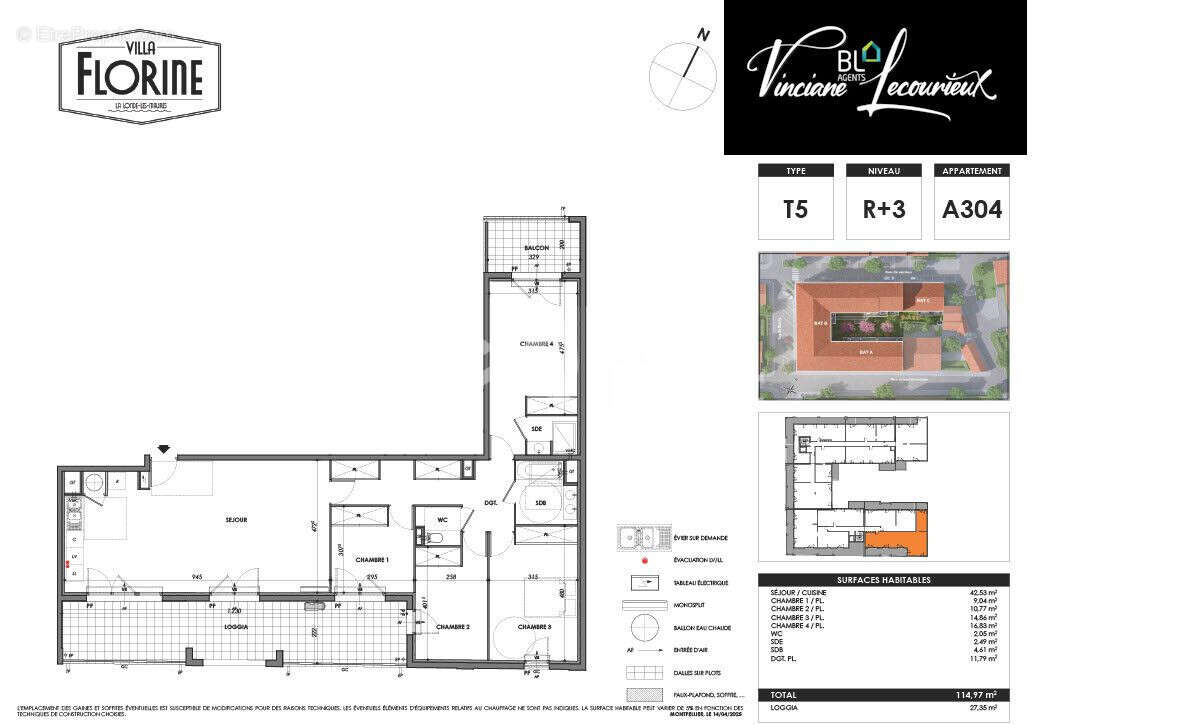 Appartement 116 m² à La Londe-Les-Maures  - photo 4