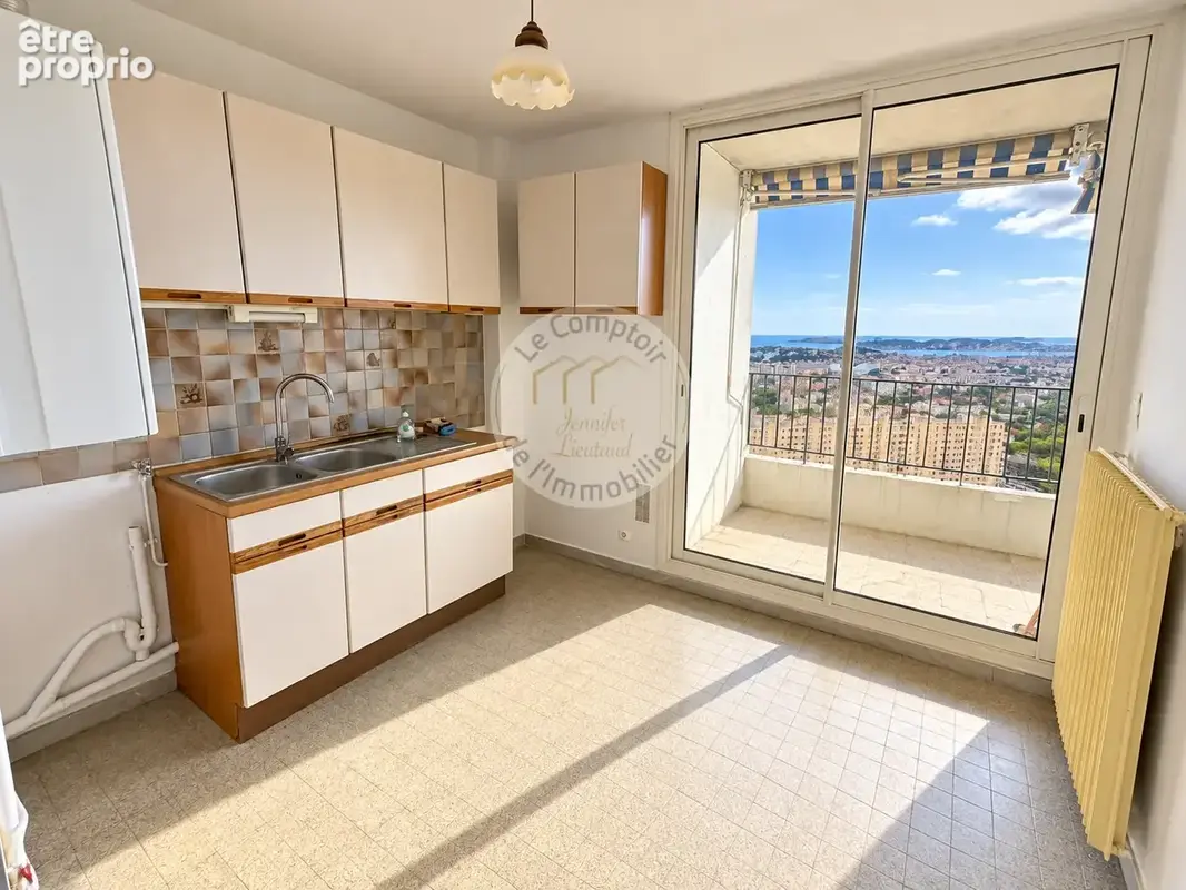 Super rouviere: type 2 en etage eleve avec vue mer - photo 9